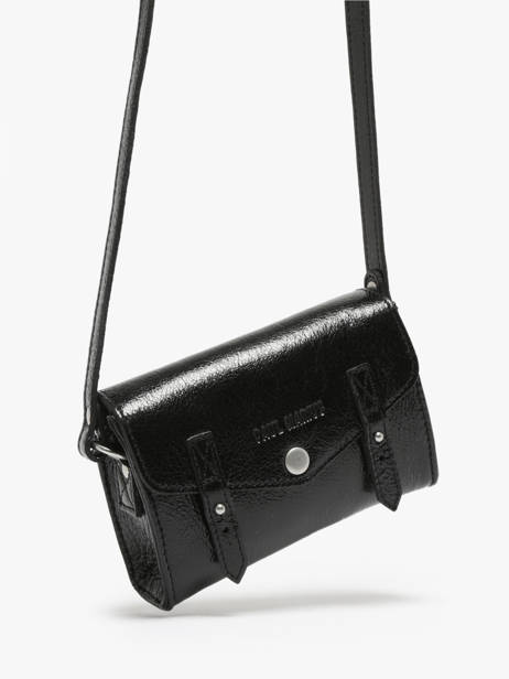 Cross Body Tas Mini Indispensable Ã‰clipse Leder Paul marius Zwart eclipse MINIECL ander zicht 2
