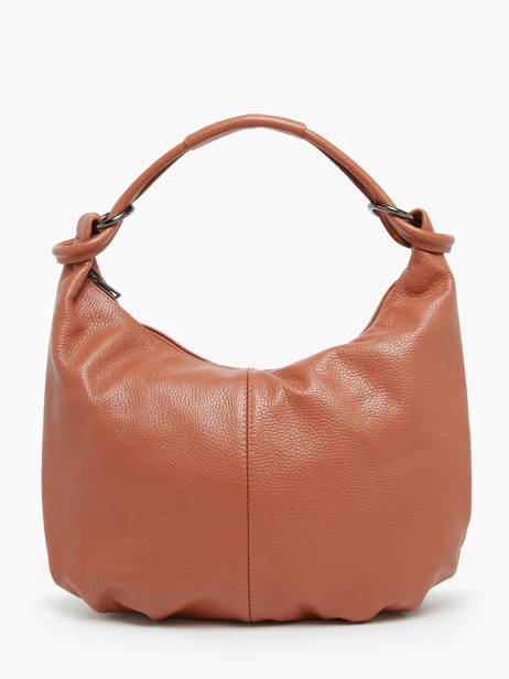 Schoudertas Caviar Leder Milano Bruin caviar CA23117