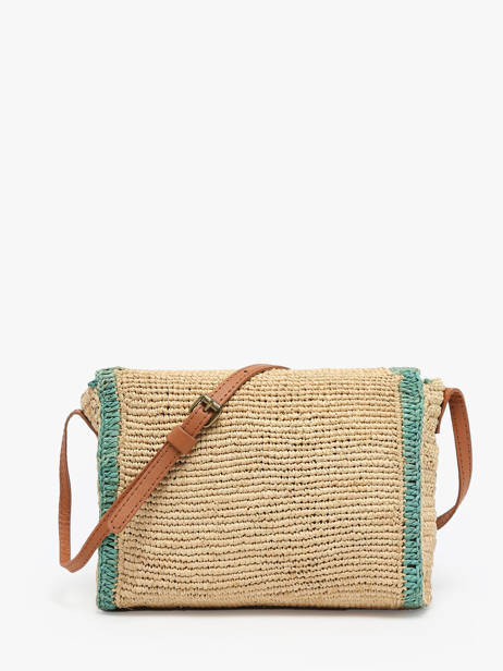 Cross Body Tas L'atelier Du Crochet Le voyage en panier Beige l'atelier du crochet AM734 ander zicht 3