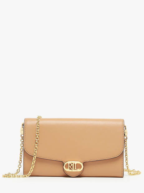 Cross Body Tas Adair Leder Lauren ralph lauren Beige adair 31902100 ander zicht 2