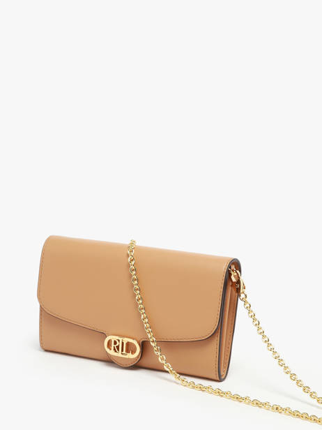 Cross Body Tas Adair Leder Lauren ralph lauren Beige adair 31902100 ander zicht 3