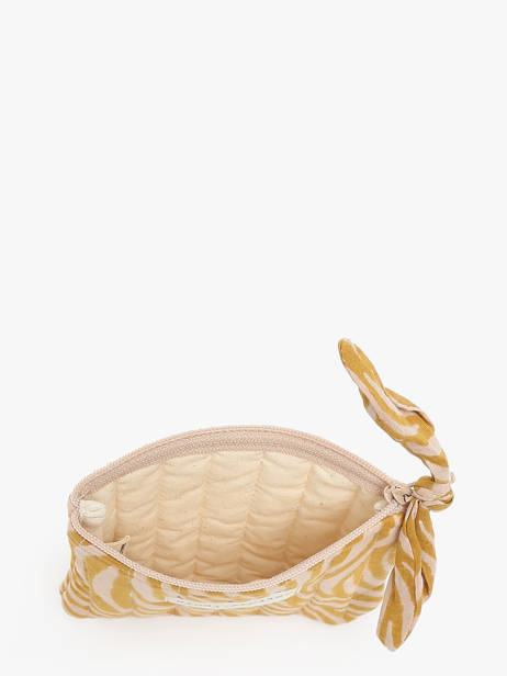 Portemonnee Bindi atelier Geel zebra Z ander zicht 1