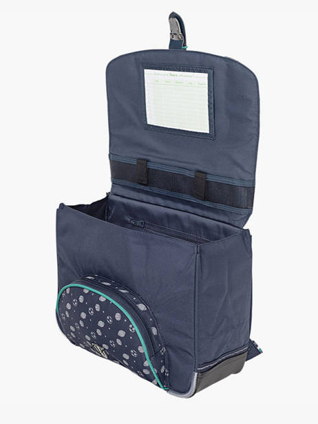 Boekentas 1 Compartiment Tann's Blauw les fantaisies g 35257 ander zicht 2