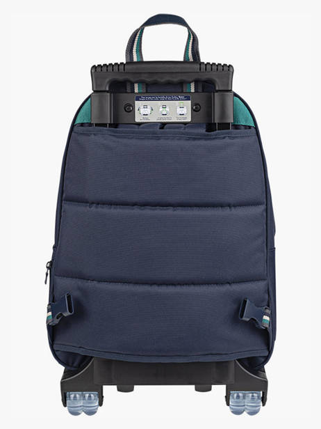 Rugzak Op Wieltjes 2 Compartimenten Tann's Blauw les fantaisies g 73257 ander zicht 5