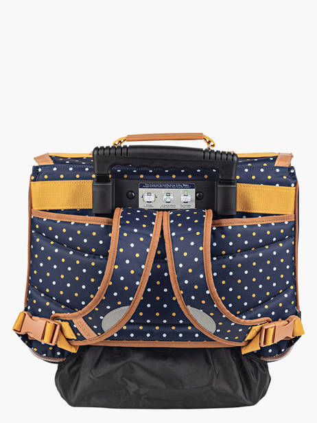 Boekentas Op Wieltjes 2 Compartimenten Tann's Blauw les fantaisies f 42322 ander zicht 4