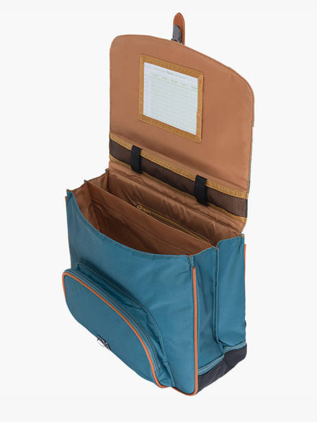 Boekentas 2 Compartimenten Tann's Blauw les fantaisies g 38207 ander zicht 2