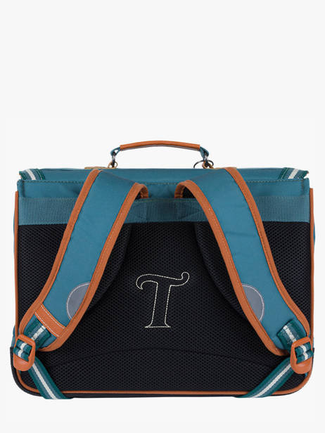 Boekentas 2 Compartimenten Tann's Blauw les fantaisies g 38207 ander zicht 4