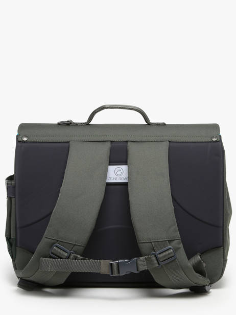 Boekentas It Bag Midi 2 Compartimenten Jeune premier Groen daydream boys B ander zicht 4