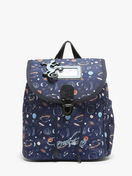 Rugzak RÃ©tro 1 Compartiment Cameleon Blauw retro SD25