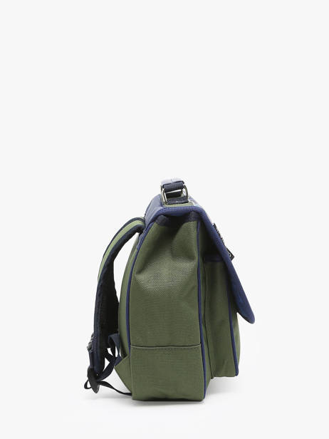 Boekentas 1 Compartiment Caramel et cie Groen fier GA ander zicht 2
