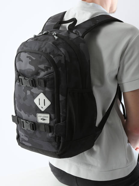 Rugzak 2 Compartimenten Rip curl Zwart camo 14YMBA ander zicht 1