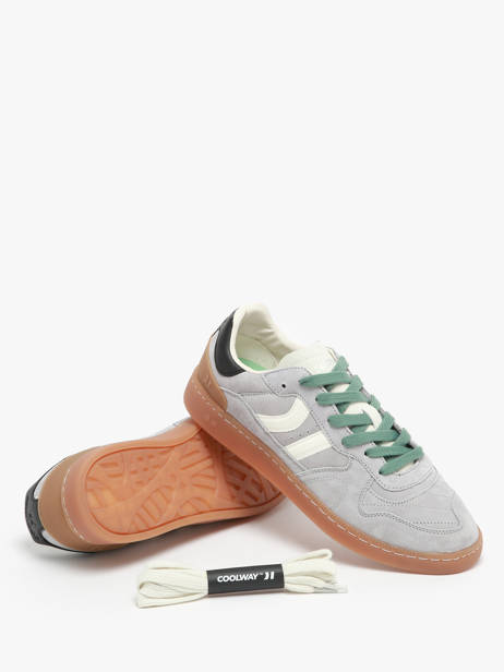 Sneakers Goal Uit Leder Coolway Grijs men 8603458 ander zicht 2