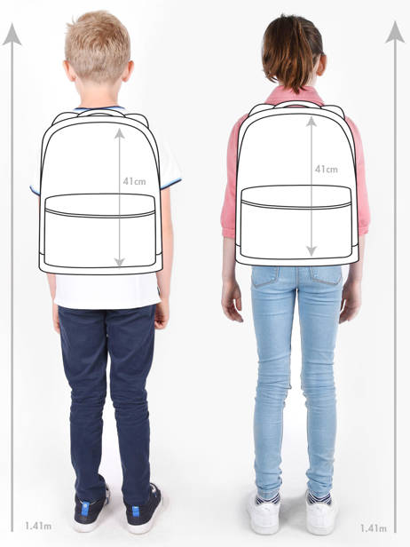 Rugzak 2 Compartimenten Tann's Groen les fantaisies g 63277 ander zicht 1