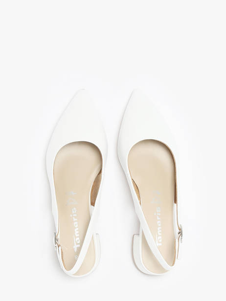 Pumps Met Riempjes Uit Leder Tamaris Wit women 42 ander zicht 3