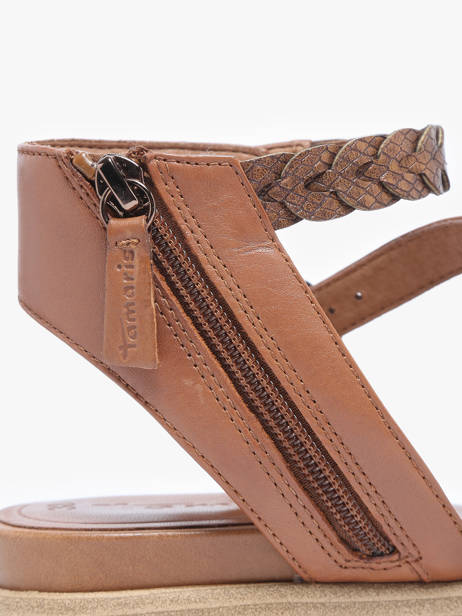 Sandalen Uit Leder Tamaris Bruin women 42 ander zicht 2