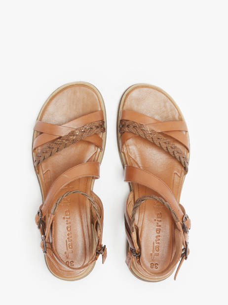 Sandalen Uit Leder Tamaris Bruin women 42 ander zicht 3