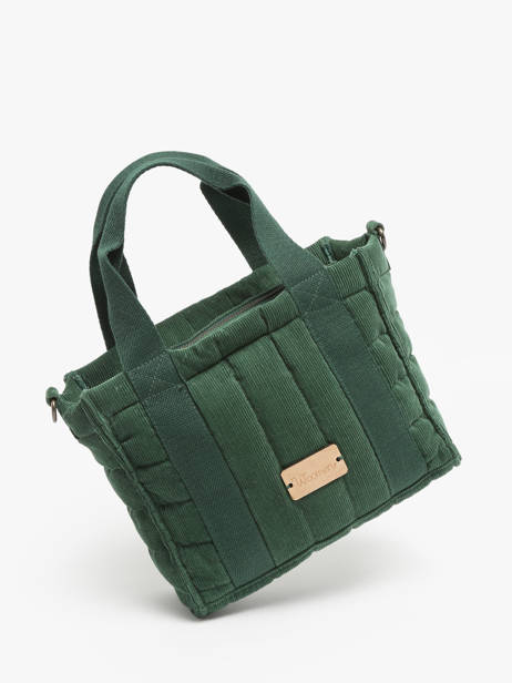 Cross Body Tas Ixora Katoen Woomen Groen ixora WIXO11 ander zicht 2