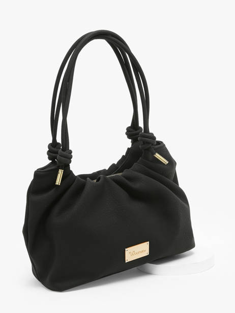 Schoudertas Muscari Woomen Zwart muscari WMUS09 ander zicht 2