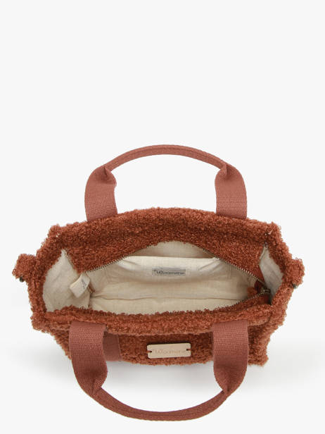 Cross Body Tas Muflier Woomen Bruin muflier WMUF11 ander zicht 3