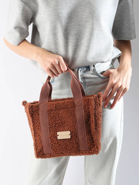 Cross Body Tas Muflier Woomen Bruin muflier WMUF11 ander zicht 1