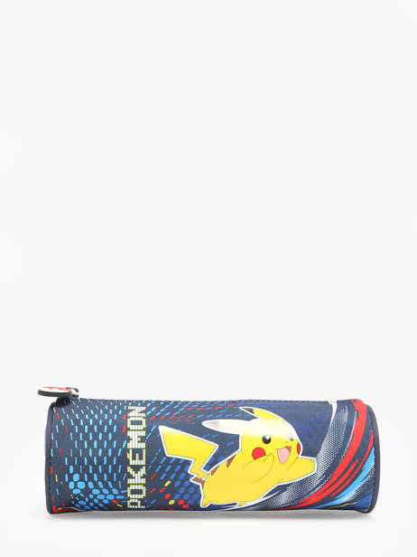 Pennenzak 1 Compartiment Pokemon Blauw energie electrique 23KK207P