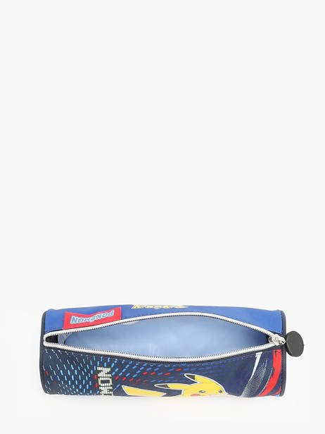 Pennenzak 1 Compartiment Pokemon Blauw energie electrique 23KK207P ander zicht 1