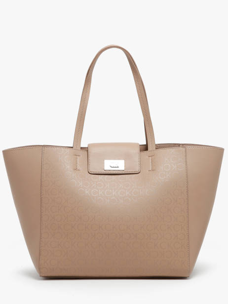 Handtas Ck Push Gerecycleerd Polyester Calvin klein jeans Bruin ck push K612147