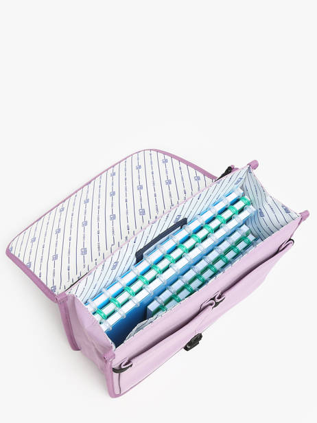 Boekentas 2 Compartimenten Cabaia Violet school S ander zicht 3