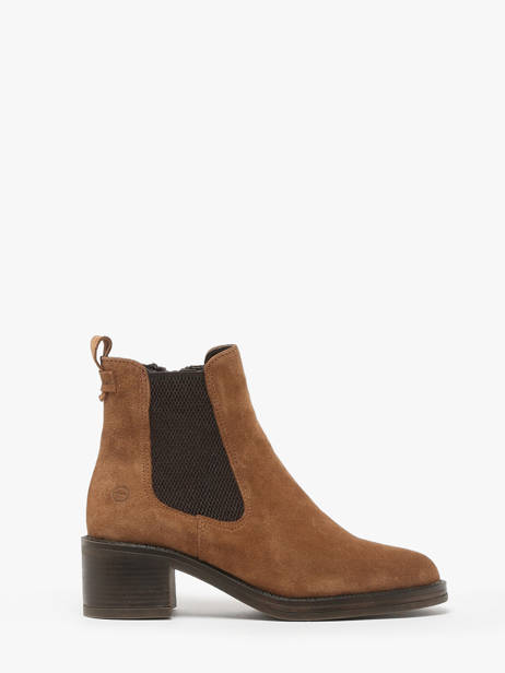 Enkellaarsjes Uit Leder Tamaris Bruin women 43