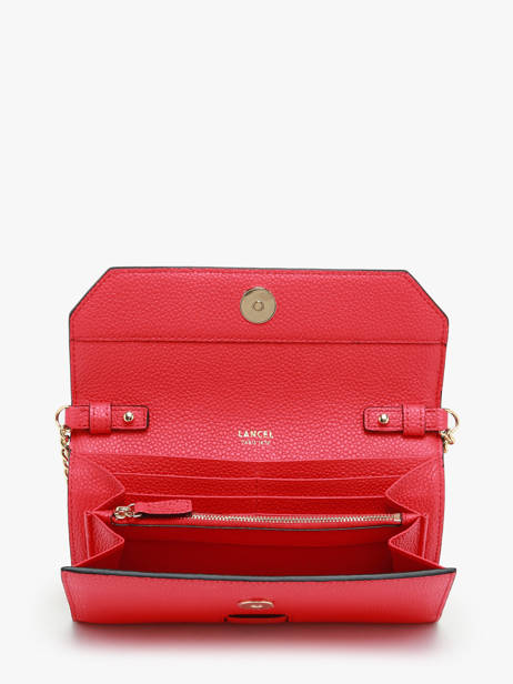 Avondtas Ninon Leder Lancel Rood ninon m9613c ander zicht 3