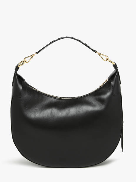 Schoudertas Origami Leder Lancel Zwart origami A13314 ander zicht 4