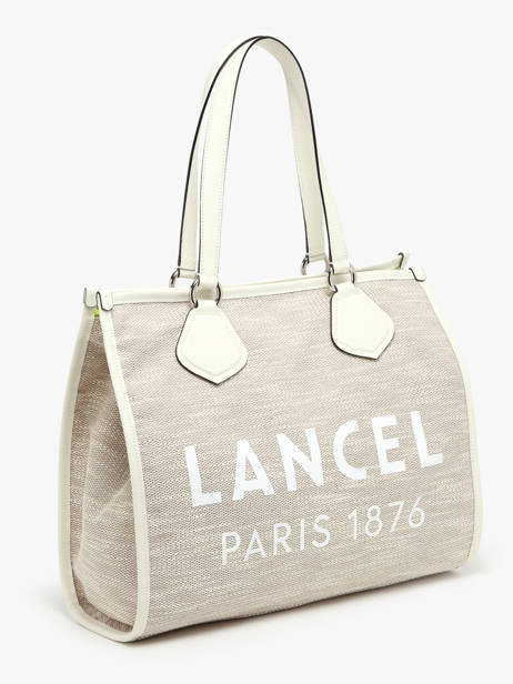 Schoudertas Cabas D'Ã©tÃ© Met Rits Lancel Beige cabas d'ete A13310 ander zicht 2