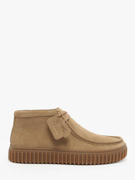 Derby Veterschoenen Torhill Hi Uit Leder Clarks Bruin men 26173663