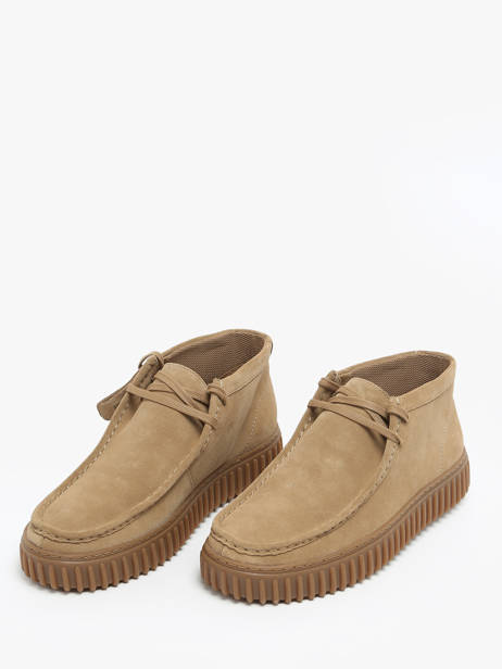 Derby Veterschoenen Torhill Hi Uit Leder Clarks Bruin men 26173663 ander zicht 1