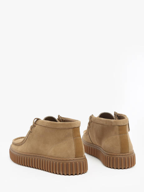 Derby Veterschoenen Torhill Hi Uit Leder Clarks Bruin men 26173663 ander zicht 2