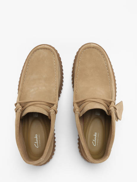 Derby Veterschoenen Torhill Hi Uit Leder Clarks Bruin men 26173663 ander zicht 3