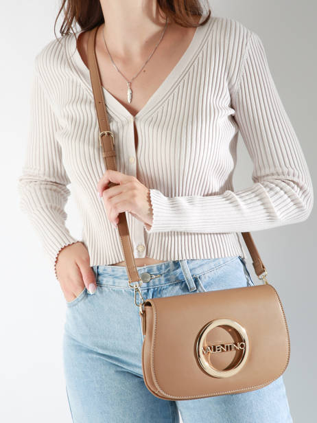 Cross Body Tas Moses Valentino Bruin moses VBS8A610 ander zicht 1
