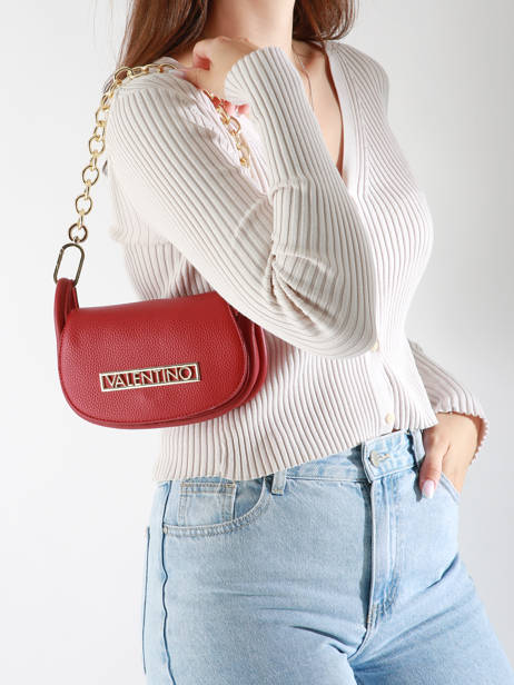Cross Body Tas Vinile Valentino Rood vinile VBS8A710 ander zicht 1
