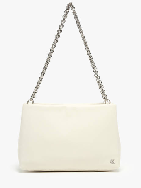 Cross Body Tas Micro Mono Gerecycleerd Polyester Calvin klein jeans Beige micro mono K612227