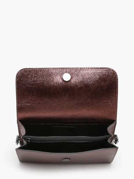 Cross Body Tas Nine Leder Milano Bruin nine NI23064N ander zicht 3