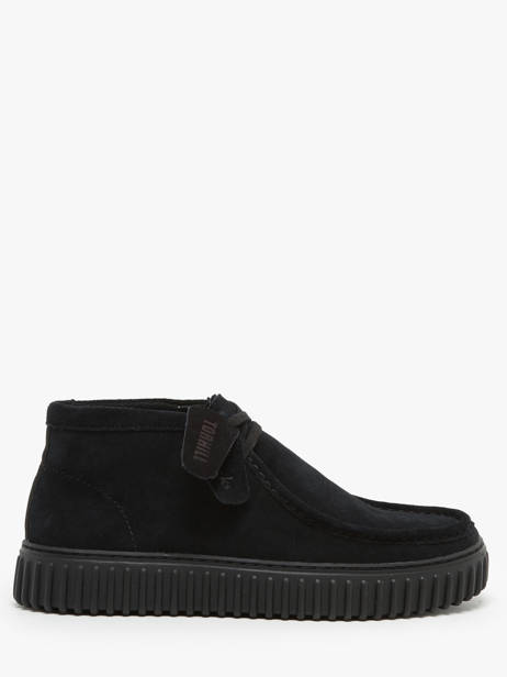 Derby Veterschoenen Torhill Hi Uit Leder Clarks Zwart men 26173664