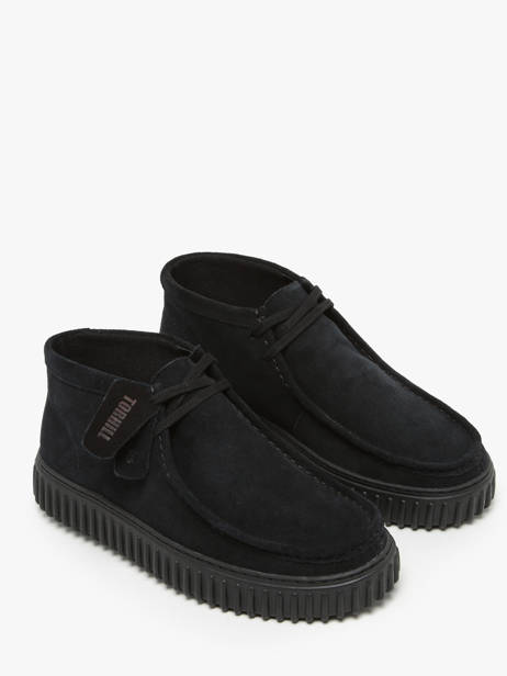 Derby Veterschoenen Torhill Hi Uit Leder Clarks Zwart men 26173664 ander zicht 1