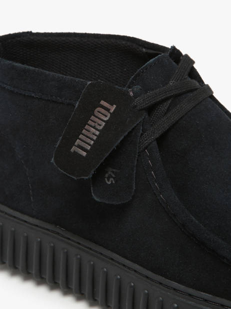 Derby Veterschoenen Torhill Hi Uit Leder Clarks Zwart men 26173664 ander zicht 2
