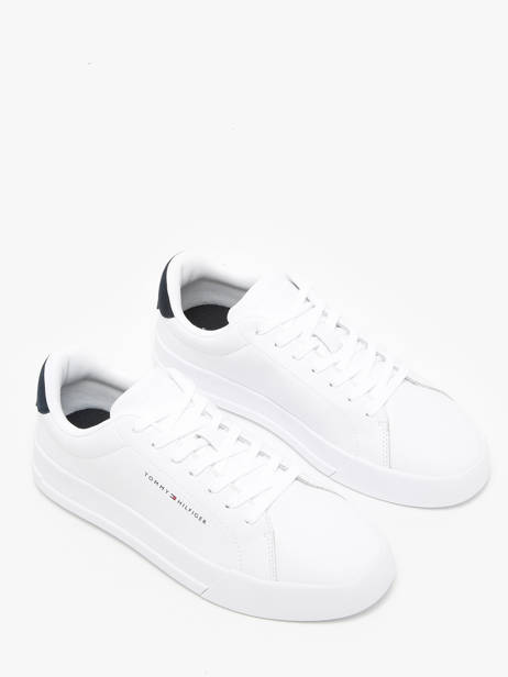 Sneakers Uit Leder Tommy hilfiger Wit men 52970LE ander zicht 1