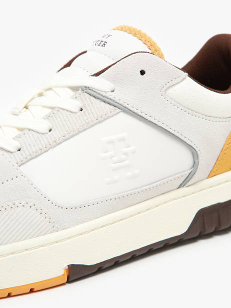 Sneakers Uit Leder Tommy hilfiger Geel men 5215ZE1 ander zicht 2