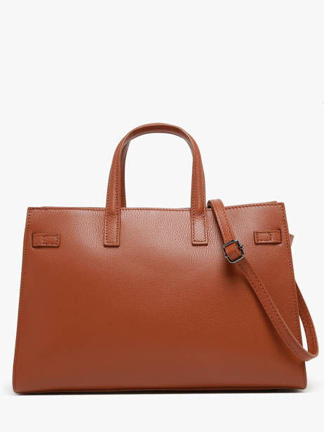 Handtas Caviar Leder Milano Bruin caviar CA24062 ander zicht 4