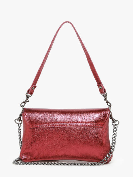 Cross Body Tas Nine Leder Milano Rood nine NI24063 ander zicht 4