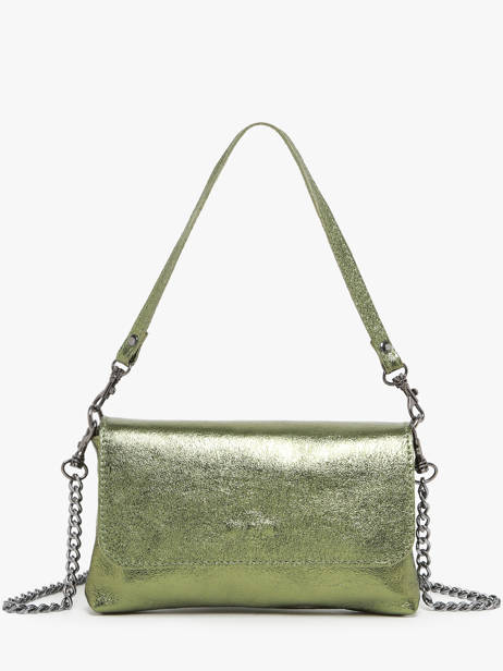 Cross Body Tas Nine Leder Milano Groen nine NI24063