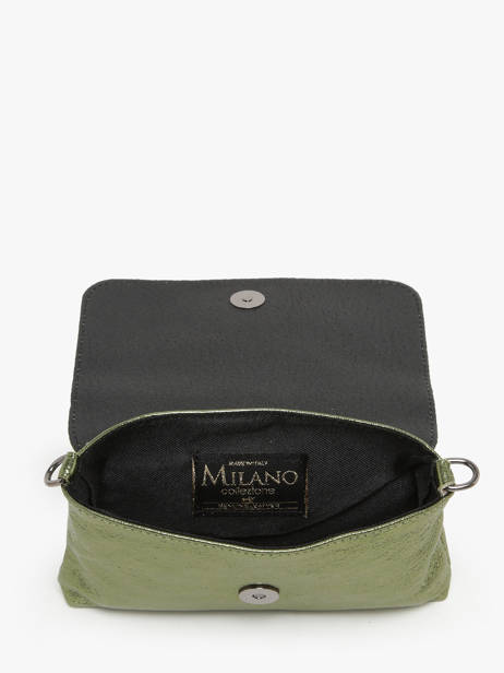 Cross Body Tas Nine Leder Milano Groen nine NI24063 ander zicht 3