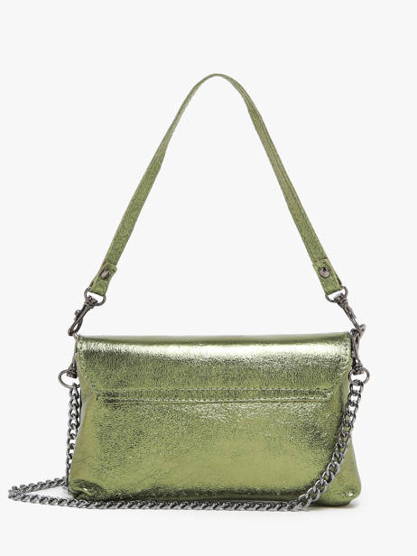 Cross Body Tas Nine Leder Milano Groen nine NI24063 ander zicht 4
